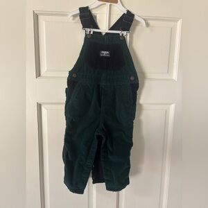 OshKosh B'gosh Green Corduroy 18m Overalls